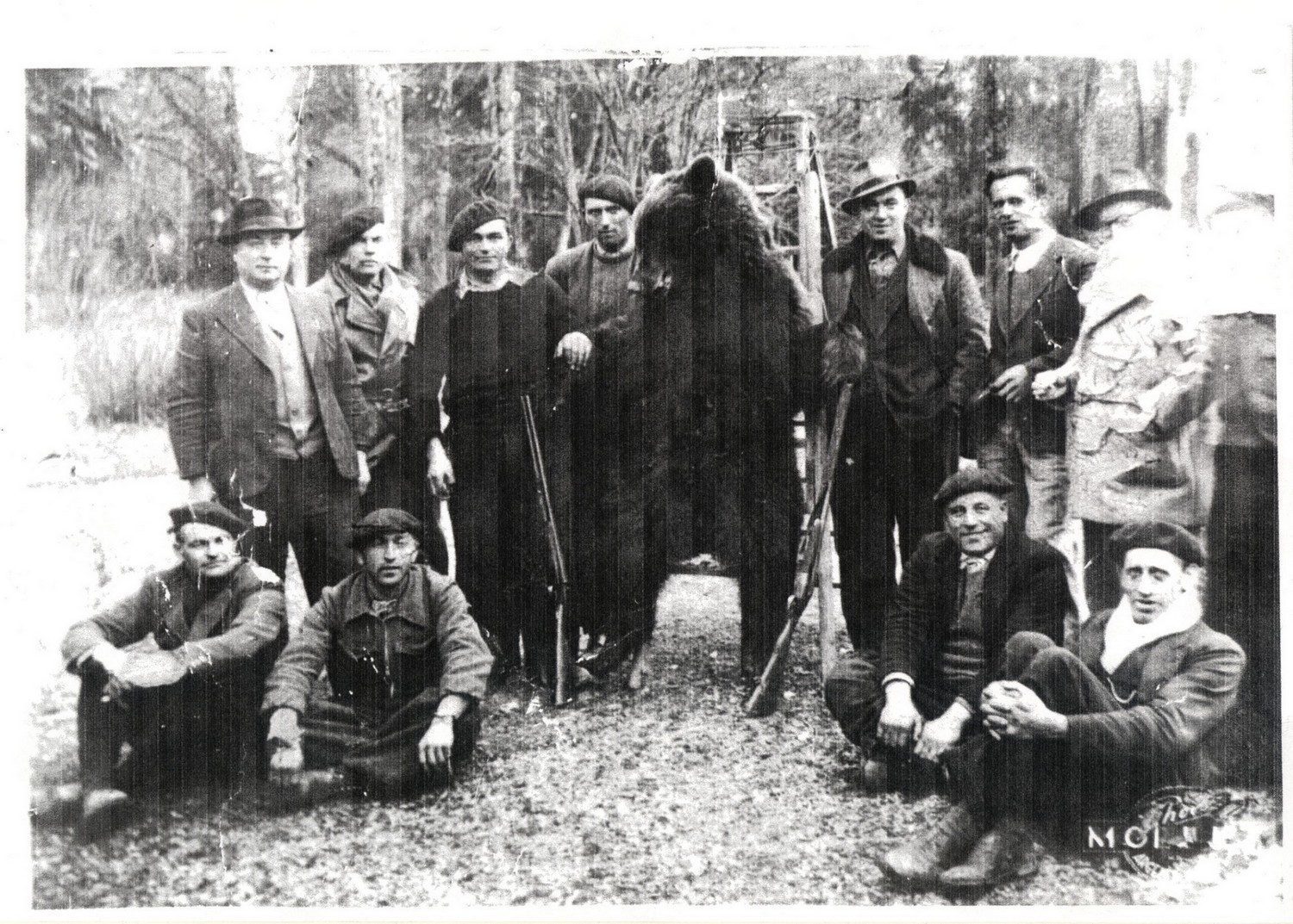 Chasse ours Poulot estaing 1947